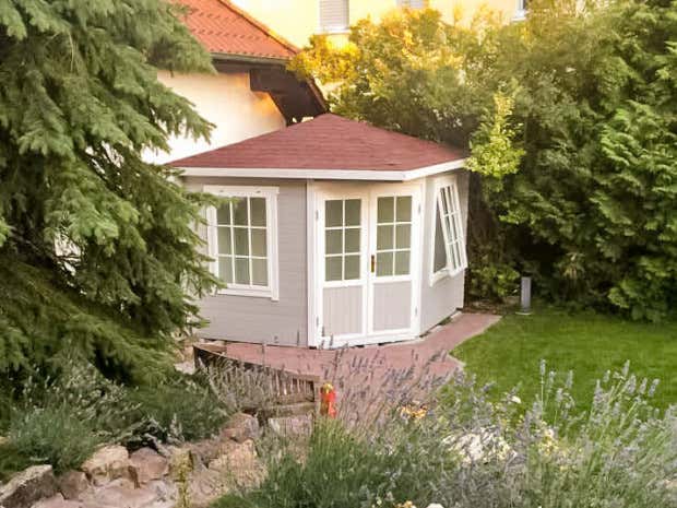 Kundenbild: 5-Eck Gartenhaus Modell Monica