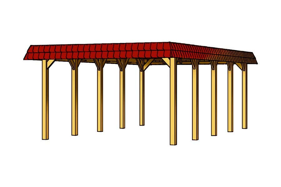 Carport Spreewald 345 x 741 cm Carport Spreewald 345 x 741 cm