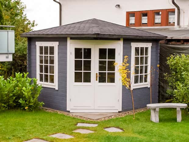 Kundenbild: 5-Eck Gartenhaus Modell Monica