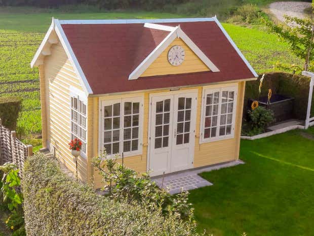 Kundenbild: Gartenhaus Clockhouse-44 Royal ISO