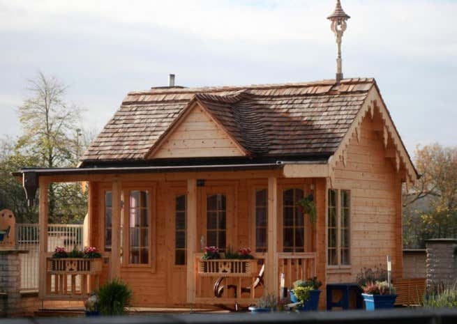 Kundenbild: Gartenhaus Clockhouse-Oxford 44 ISO