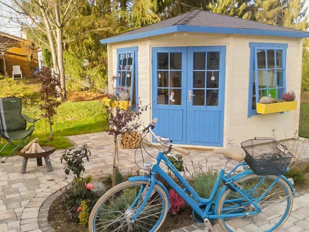 Kundenbild: 5-Eck Gartenhaus Modell Monica