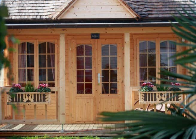 Kundenbild: Gartenhaus Clockhouse-Oxford 44 ISO