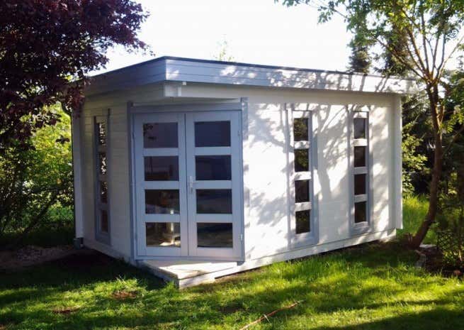 Kundenbild: 5-Eck Gartenhaus Modell Lindau-40