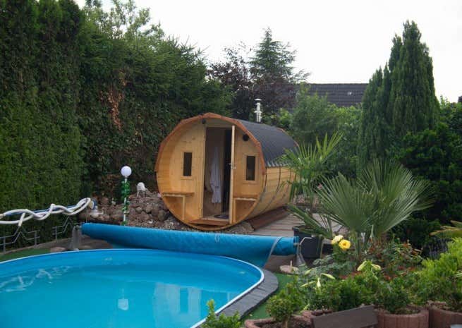 Kundenbild: FinnTherm Fass-Sauna Max