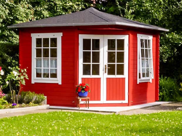 Kundenbild: 5-Eck Gartenhaus Modell Monica