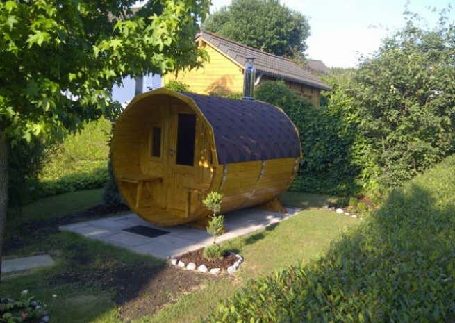 Kundenbild: FinnTherm Fass-Sauna Sam