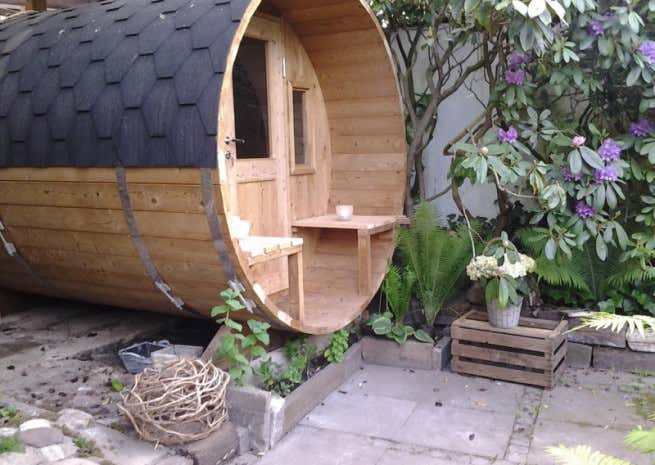 Kundenbild: FinnTherm Fass-Sauna Max