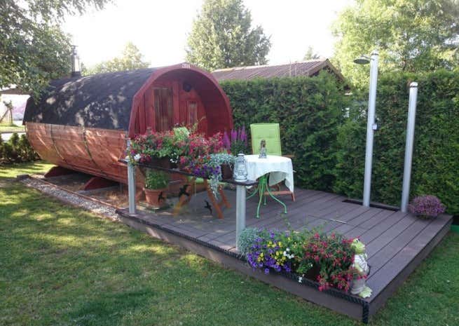 Kundenbild: FinnTherm Fass-Sauna Max
