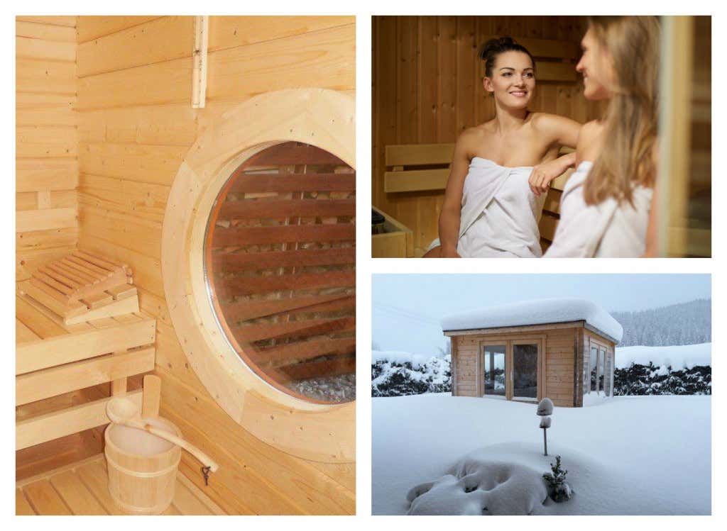 Collage-Sauna-Innen-Gartensauna-Saunieren