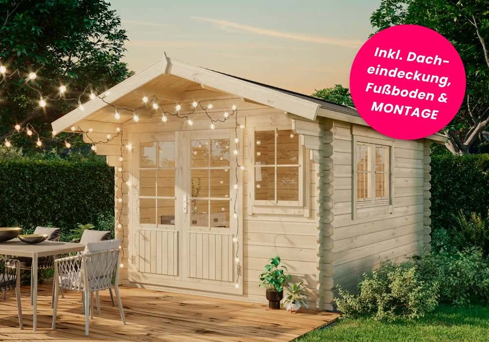 Premium Set Gartenhaus Gabriel 300 x 400 cm