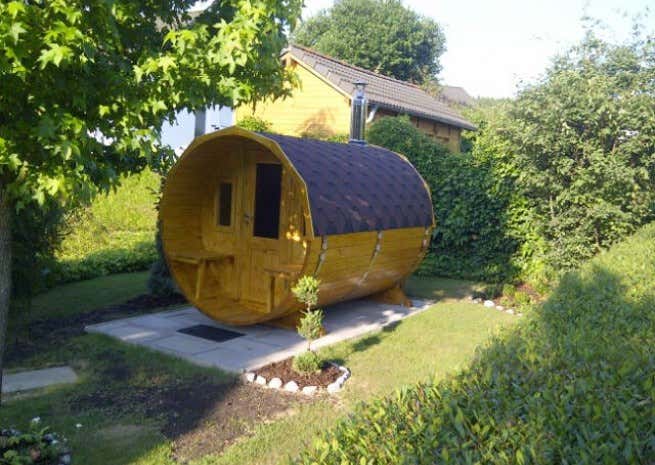 Kundenbild: FinnTherm Fass-Sauna Max