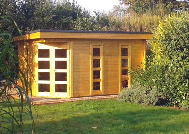 Kundenbild: 5-Eck Gartenhaus Modell Lindau-40