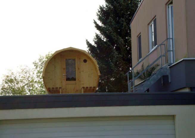 Kundenbild: FinnTherm Fass-Sauna Max