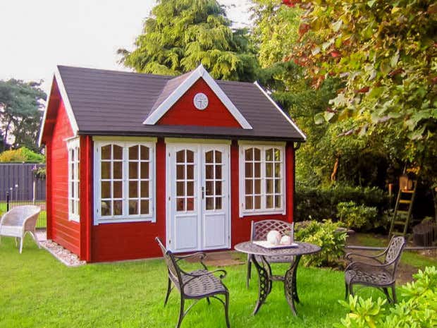 Kundenbild: Gartenhaus Clockhouse-44 Royal ISO