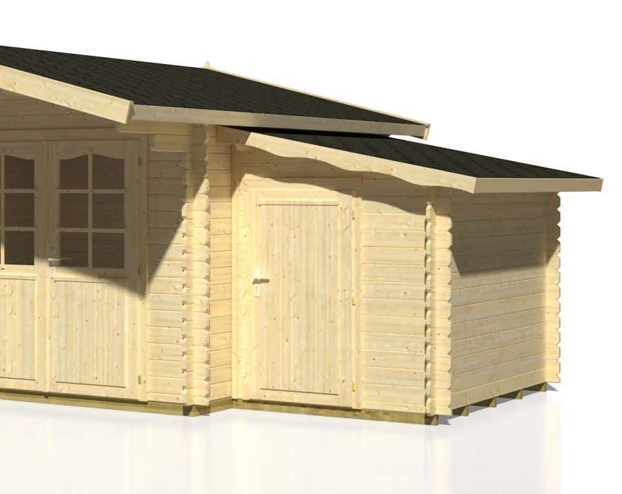 Palmako Anbauschuppen 3,1 m²