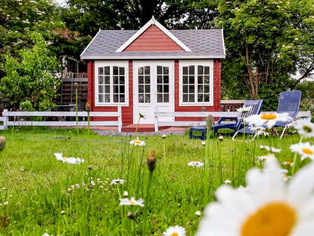Kundenbild: Gartenhaus Clockhouse-44 Royal ISO