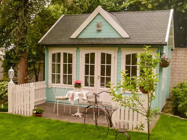 Kundenbild: Gartenhaus Clockhouse-44 Royal ISO