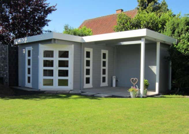 Kundenbild: 5-Eck Gartenhaus Modell Lindau-40