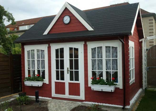 Kundenbild: Gartenhaus Clockhouse-44 Royal ISO
