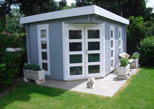 Kundenbild: 5-Eck Gartenhaus Modell Lindau-40