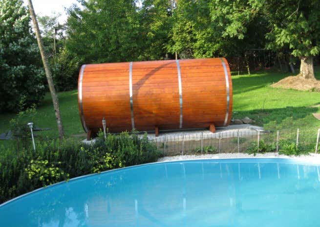 Kundenbild: FinnTherm Fass-Sauna Max