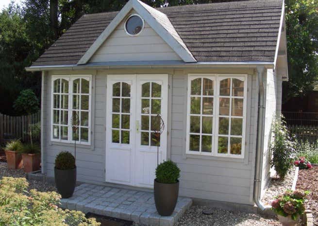 Kundenbild: Gartenhaus Clockhouse-44 Royal ISO