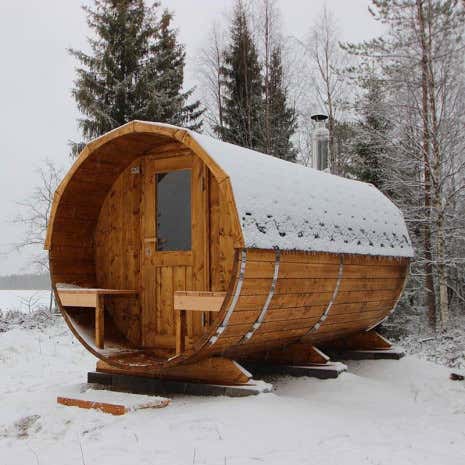 Kundenbild: FinnTherm Fass-Sauna Max
