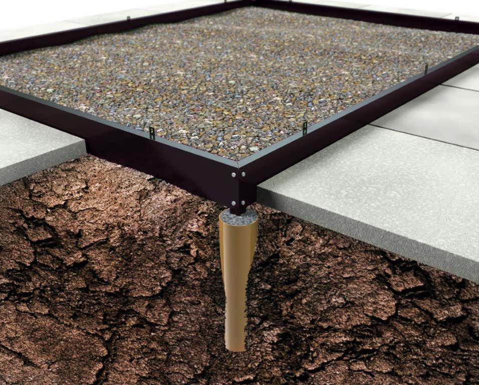 Fundament Popular 86 - 5,0 m² - schwarz