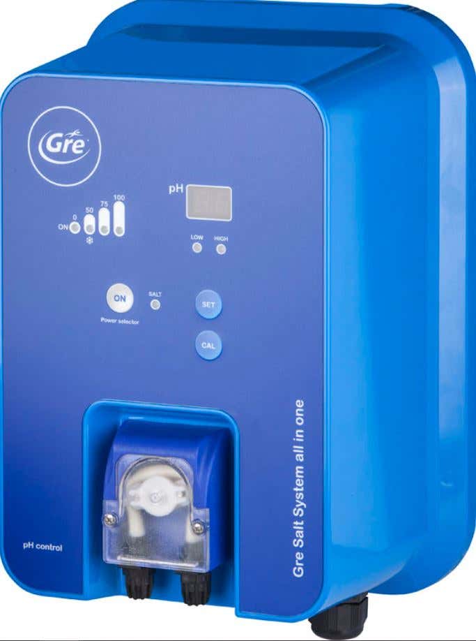 Electrolyse pour piscines encastrées + CPH14 + pompe de dosage - pour piscines jusqu'à 60 m3