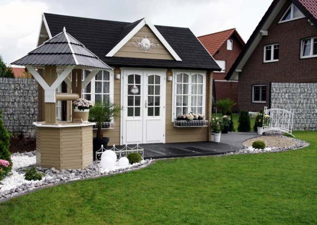 Kundenbild: Gartenhaus Clockhouse-44 Royal ISO
