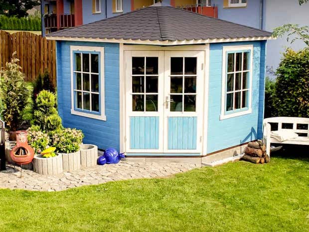 Kundenbild: 5-Eck Gartenhaus Modell Monica