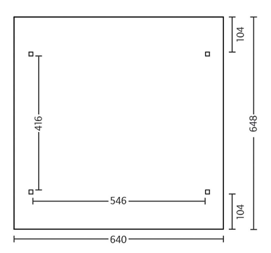 Carport Odenwald 640 x 648 cm Carport Odenwald 640 x 648 cm