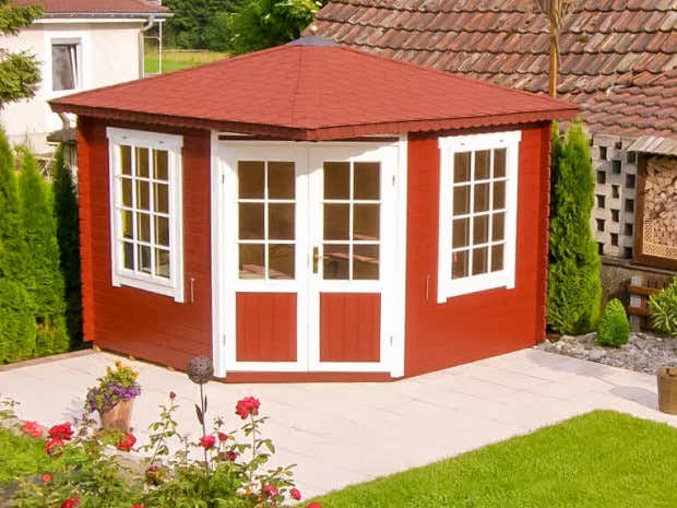 Kundenbild: 5-Eck Gartenhaus Modell Monica