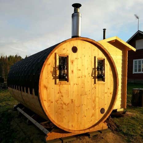 Kundenbild: FinnTherm Fass-Sauna Max
