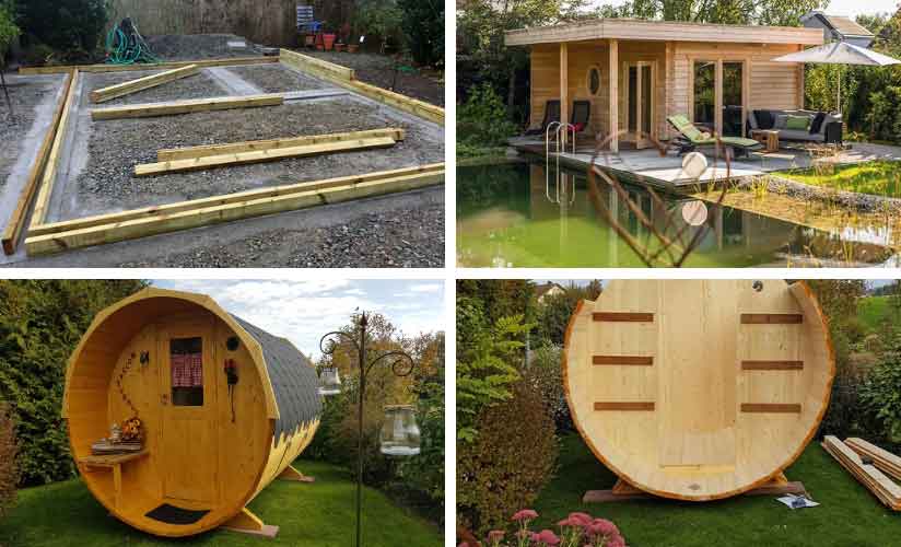 Sauna Fundament So gelingt das Fundament für Ihre Gartensauna