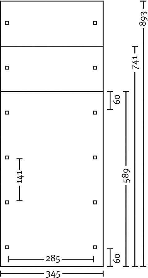 Carport Spreewald 345 x 741 cm Carport Spreewald 345 x 741 cm