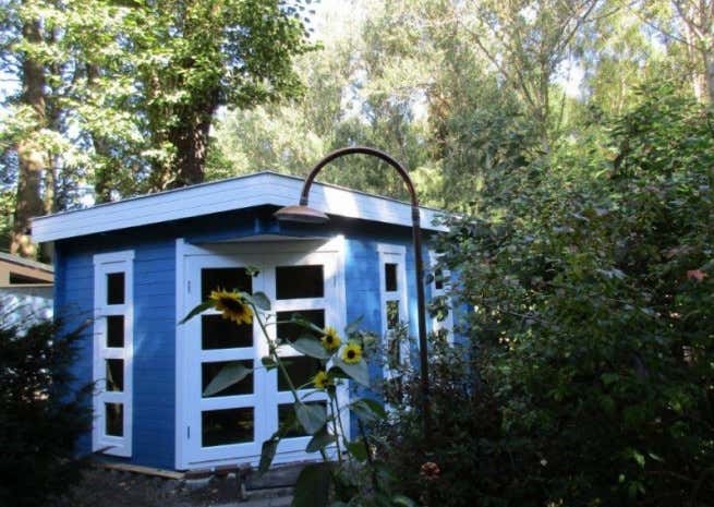 Kundenbild: 5-Eck Gartenhaus Modell Lindau-40