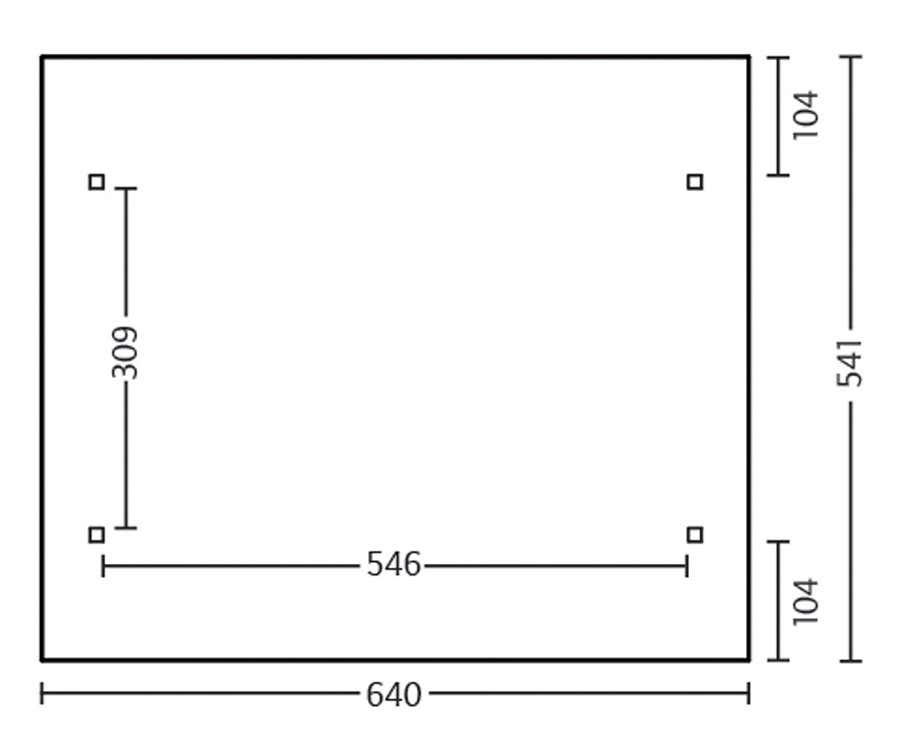 Carport Odenwald 640 x 541 cm Carport Odenwald 640 x 541 cm