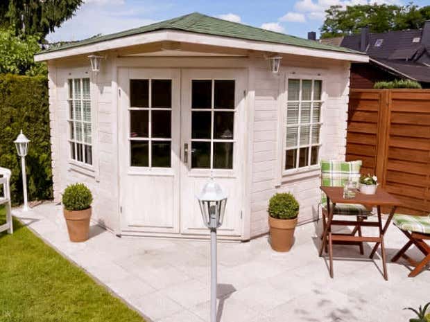 Kundenbild: 5-Eck Gartenhaus Modell Monica