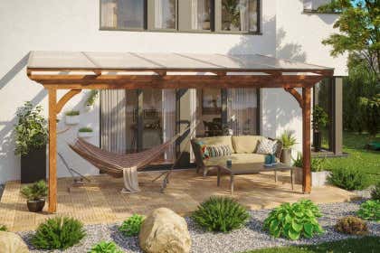 Gibt es eine ideale Größe für eine Überdachung der Terrasse?