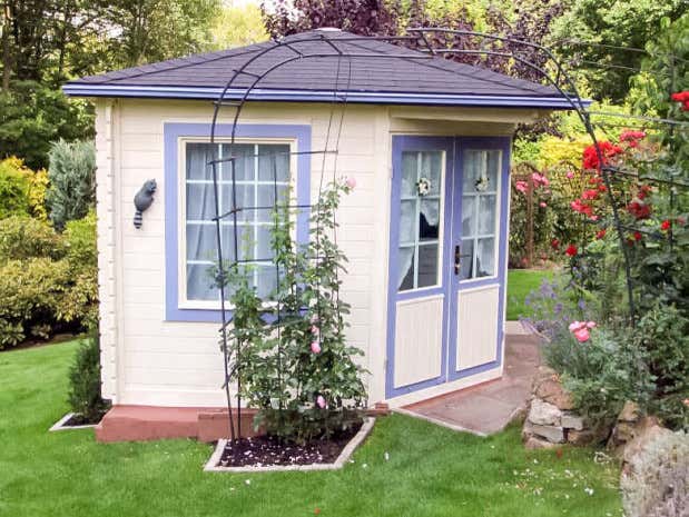 Kundenbild: 5-Eck Gartenhaus Modell Monica