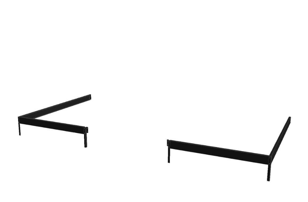Fundament Veranda 6,6 m2 schwarz
