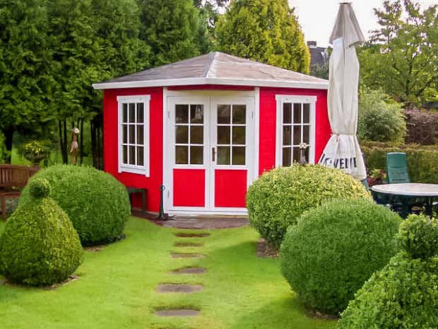 Kundenbild: 5-Eck Gartenhaus Modell Monica