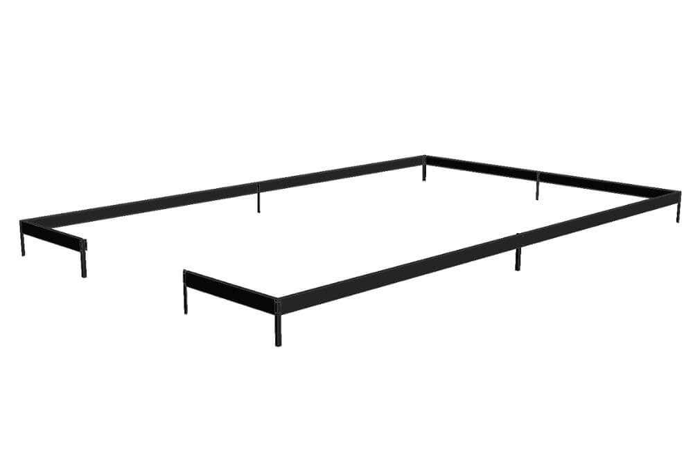 Fundament Gärtner 16,2 m2 schwarz
