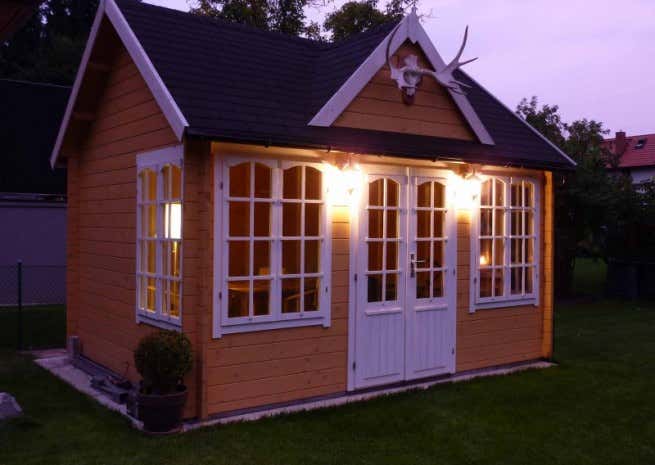 Kundenbild: Gartenhaus Clockhouse-44 Royal ISO