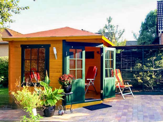 Kundenbild: 5-Eck Gartenhaus Modell Monica