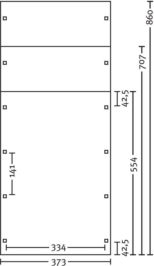 Carport Holstein 373 x 554 cm Carport Holstein 373 x 554 cm