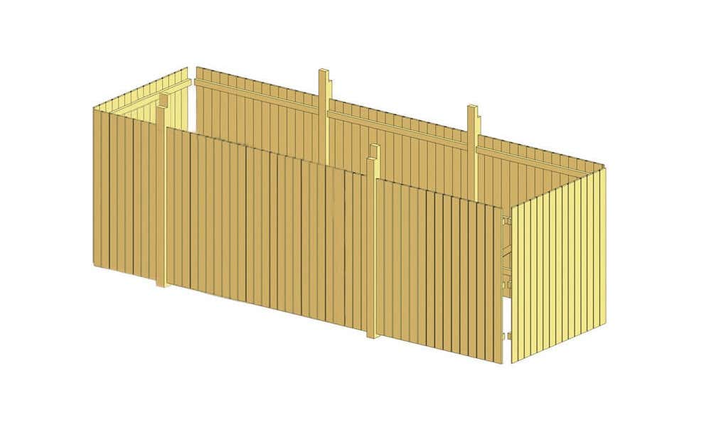 Remise pour carport Salzbourg taille 2