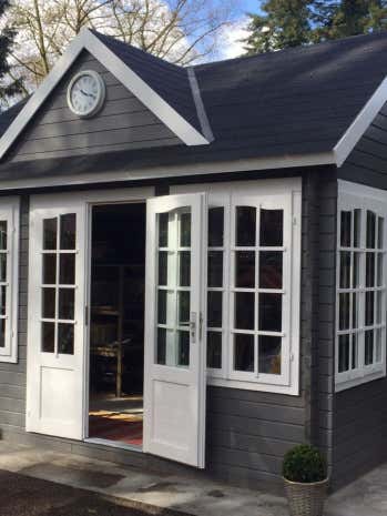 Kundenbild: Gartenhaus Clockhouse-44 Royal ISO